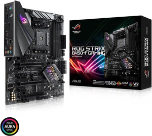 Asus ROG Strix B450-F Gaming Motherboard (ATX) AMD Ryzen 2 AM4 DDR4 DP HDMI M.2 USB 3.1 Gen2 B450